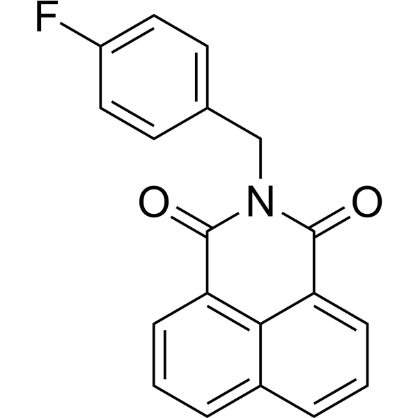 1H-Benz[de]isoquinoline-1,3(2H)-dione, 2-[(4-fluorophenyl)methyl]- 186299-00-3